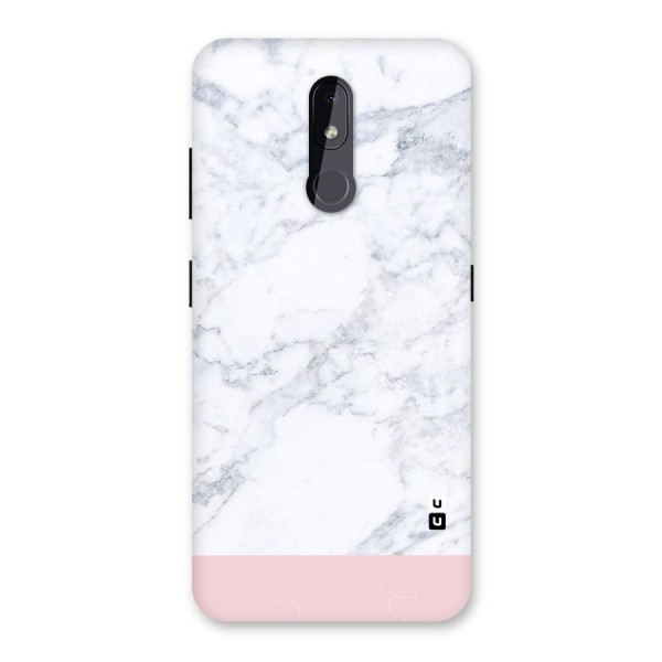 Pink White Merge Marble Back Case for Nokia 3.2