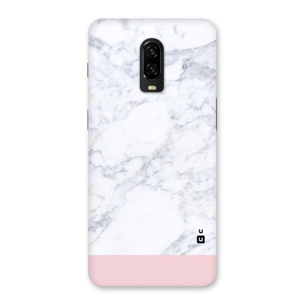 Pink White Merge Marble Back Case for OnePlus 6T