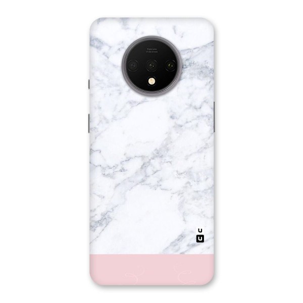 Pink White Merge Marble Back Case for OnePlus 7T