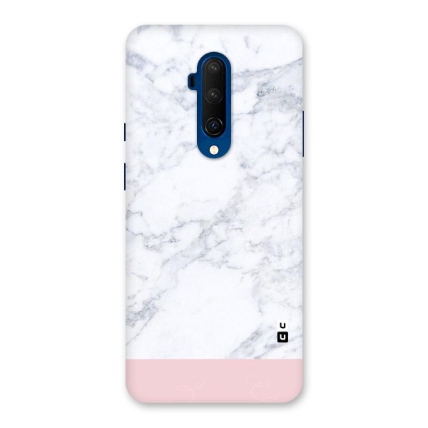 Pink White Merge Marble Back Case for OnePlus 7T Pro