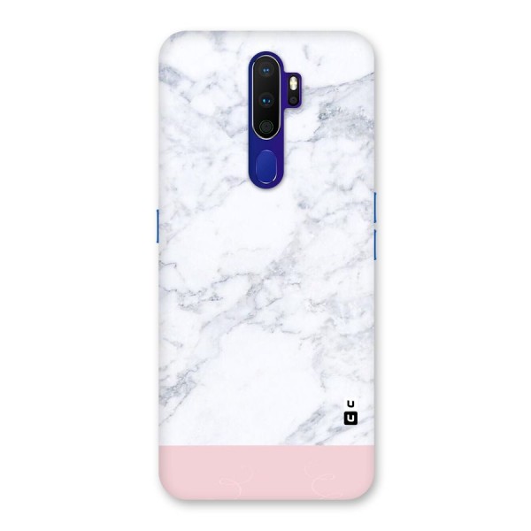 Pink White Merge Marble Back Case for Oppo A9 (2020)