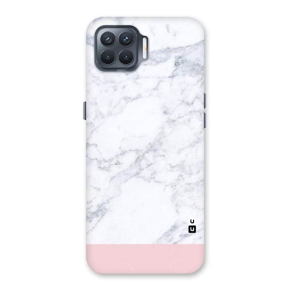 Pink White Merge Marble Back Case for Oppo F17 Pro