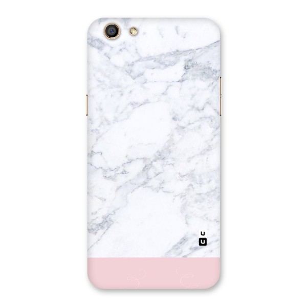 Pink White Merge Marble Back Case for Oppo F3