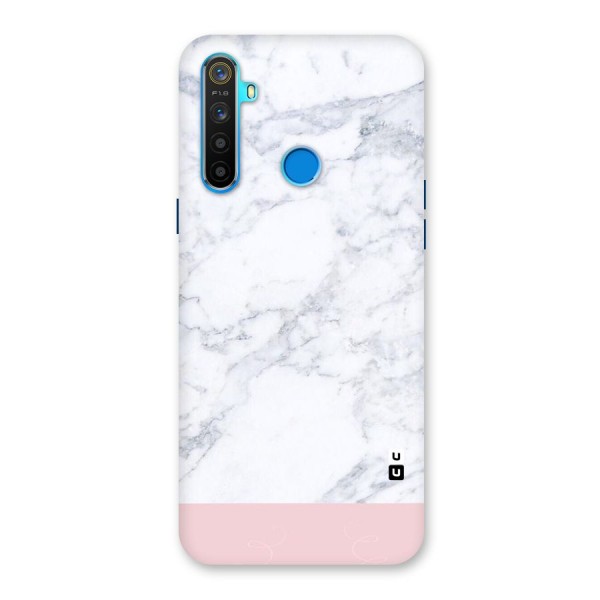 Pink White Merge Marble Back Case for Realme 5