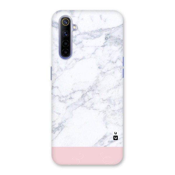Pink White Merge Marble Back Case for Realme 6