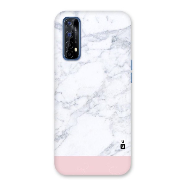 Pink White Merge Marble Back Case for Realme 7