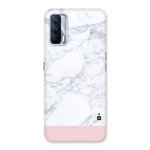 Pink White Merge Marble Back Case for Realme X7