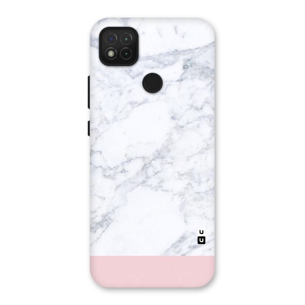Pink White Merge Marble Back Case for Redmi 9