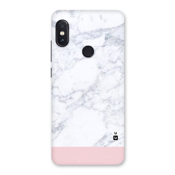 Pink White Merge Marble Back Case for Redmi Note 5 Pro