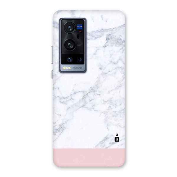 Pink White Merge Marble Back Case for Vivo X60 Pro Plus