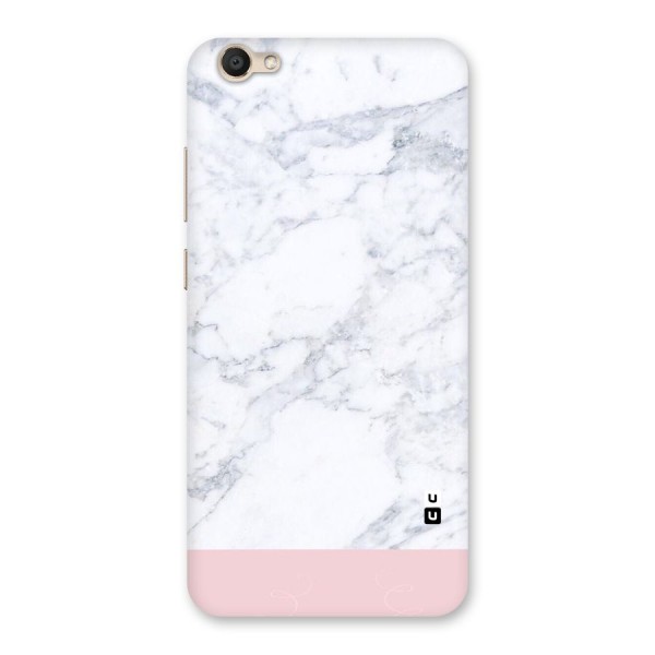 Pink White Merge Marble Back Case for Vivo Y67