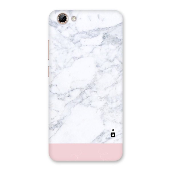 Pink White Merge Marble Back Case for Vivo Y71