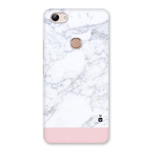 Pink White Merge Marble Back Case for Vivo Y83