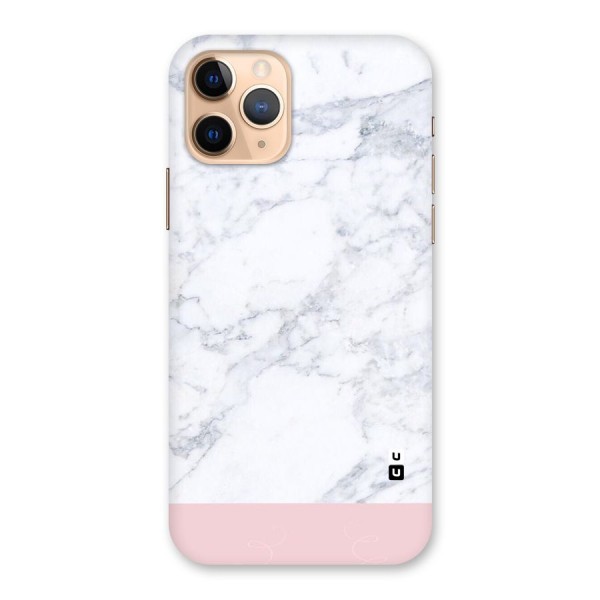 Pink White Merge Marble Back Case for iPhone 11 Pro