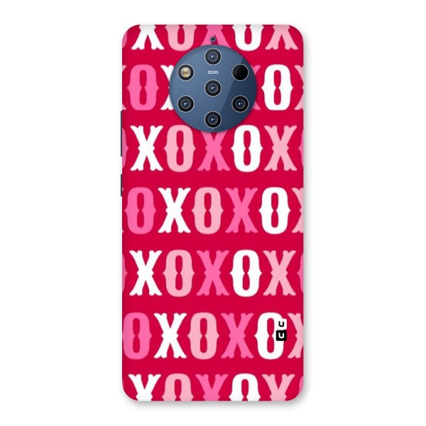 Pink White Xoxo Back Case for Nokia 9 PureView