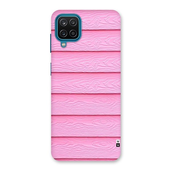 Pink Wood Back Case for Galaxy F12