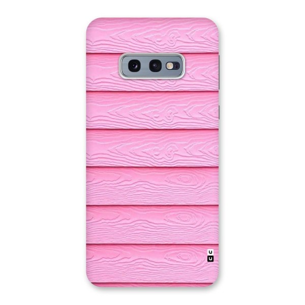 Pink Wood Back Case for Galaxy S10e