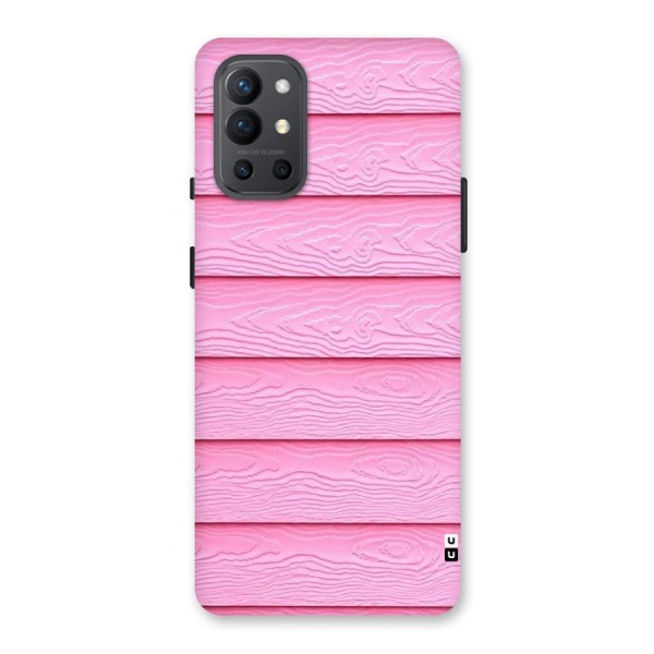 Pink Wood Back Case for OnePlus 9R