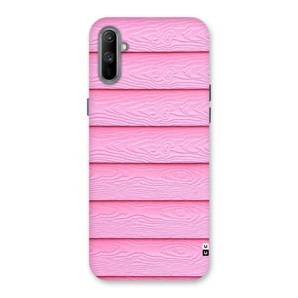 Pink Wood Back Case for Realme C3
