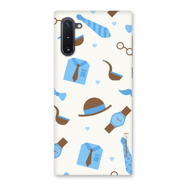 Pipe Hat Watch Pattern Back Case for Galaxy Note 10