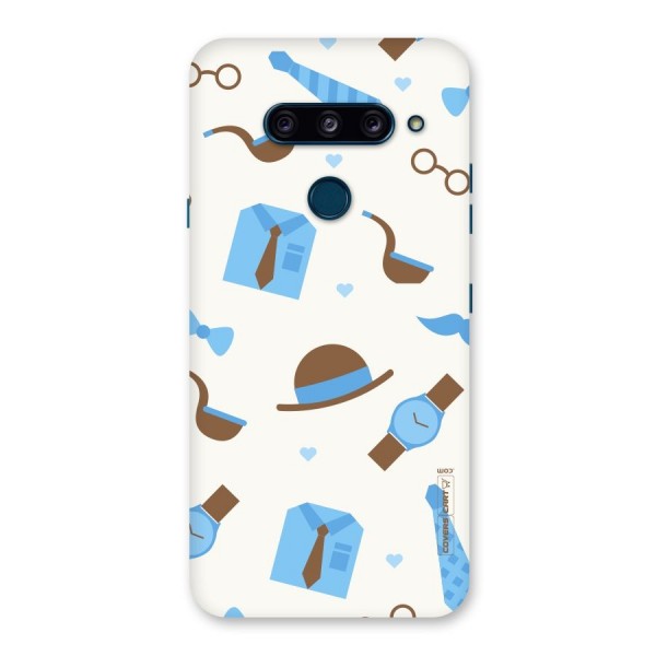 Pipe Hat Watch Pattern Back Case for LG  V40 ThinQ