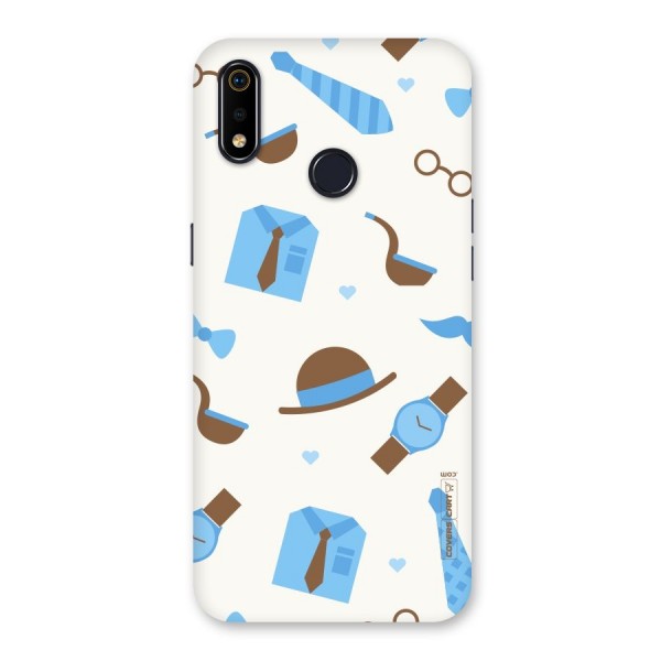 Pipe Hat Watch Pattern Back Case for Realme 3i