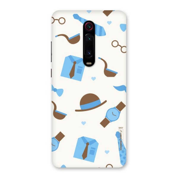 Pipe Hat Watch Pattern Back Case for Redmi K20 Pro