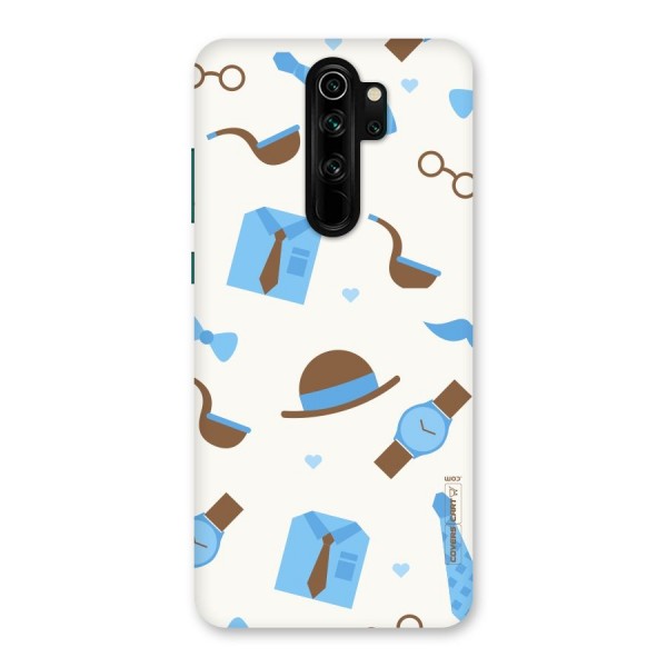 Pipe Hat Watch Pattern Back Case for Redmi Note 8 Pro