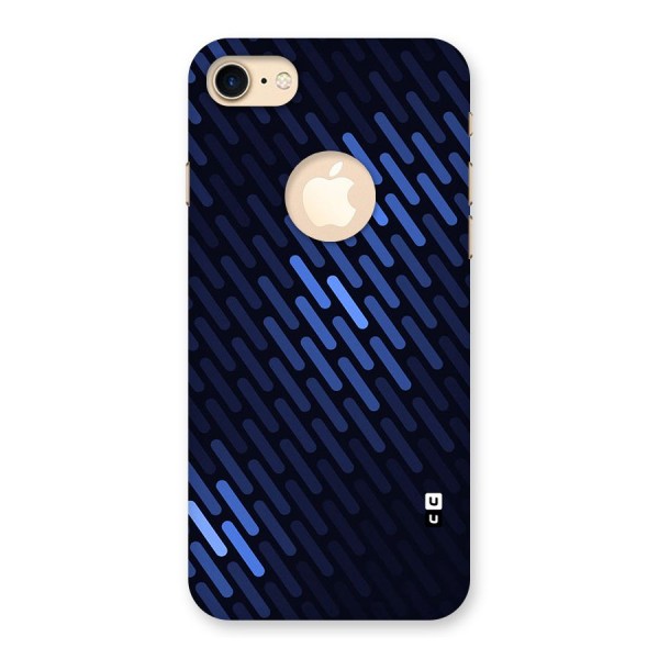 Pipe Shades Pattern Printed Back Case for iPhone 7 Logo Cut