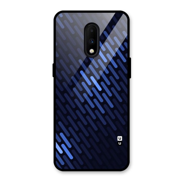 Pipe Shades Pattern Printed Glass Back Case for OnePlus 7