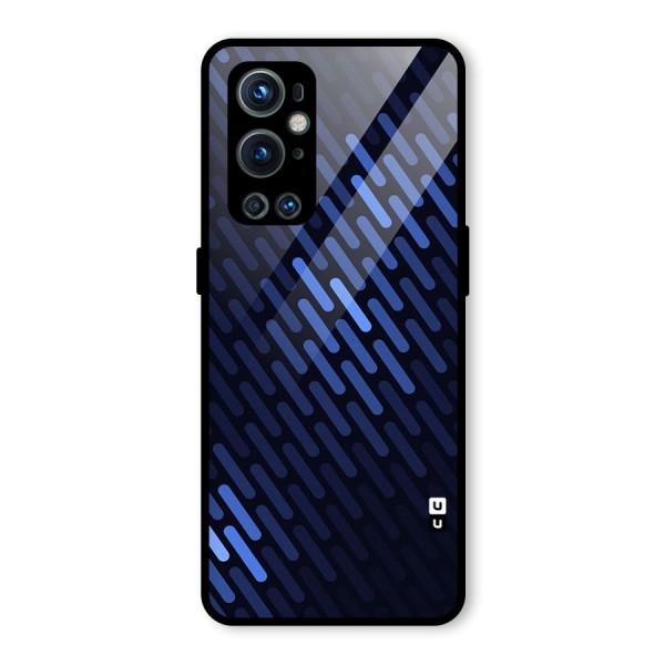 Pipe Shades Pattern Printed Glass Back Case for OnePlus 9 Pro