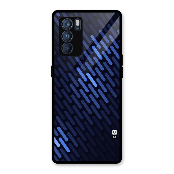 Pipe Shades Pattern Printed Glass Back Case for Oppo Reno6 Pro 5G