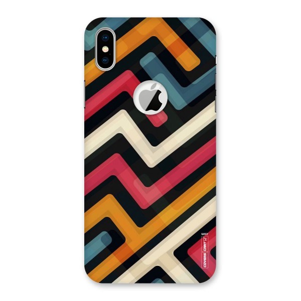 Pipelines Back Case for iPhone X Logo Cut