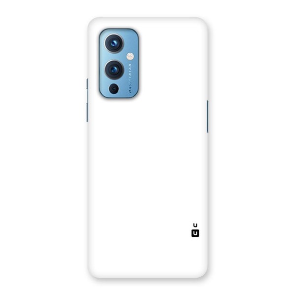 Plain White Back Case for OnePlus 9