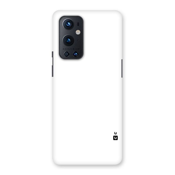 Plain White Back Case for OnePlus 9 Pro