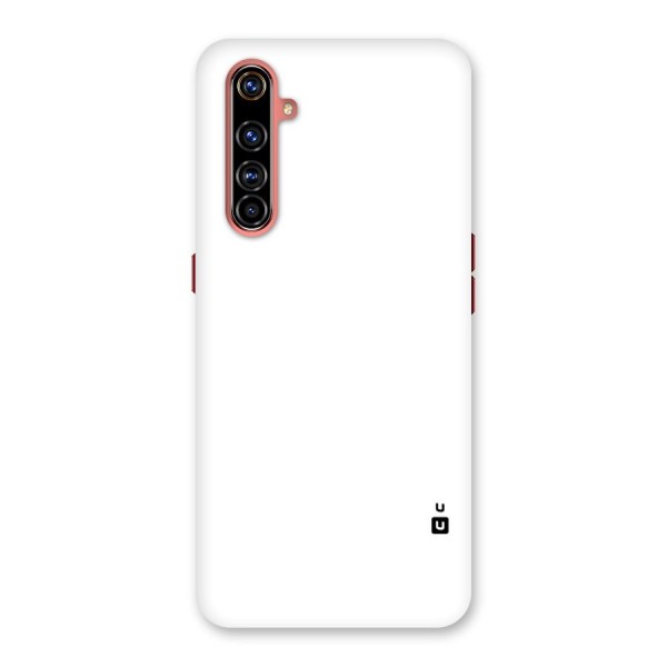 Plain White Back Case for Realme X50 Pro