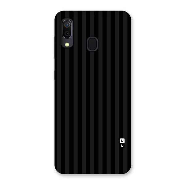 Pleasing Dark Stripes Back Case for Galaxy A20