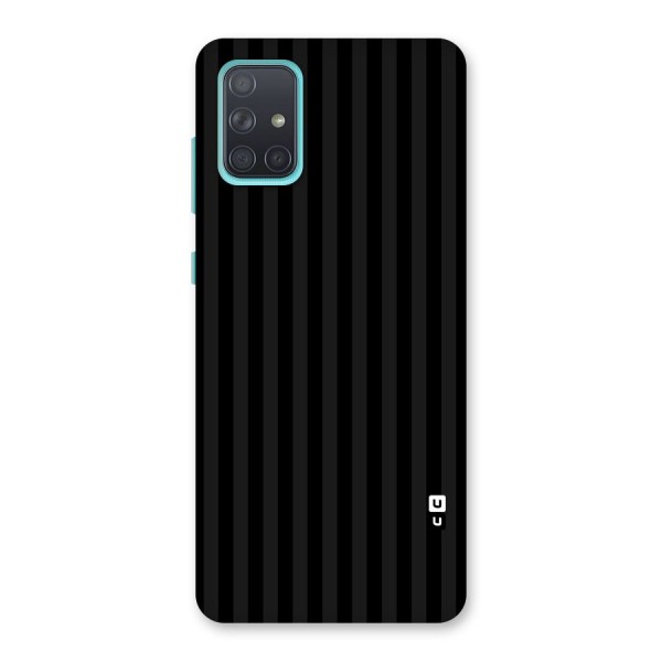 Pleasing Dark Stripes Back Case for Galaxy A71