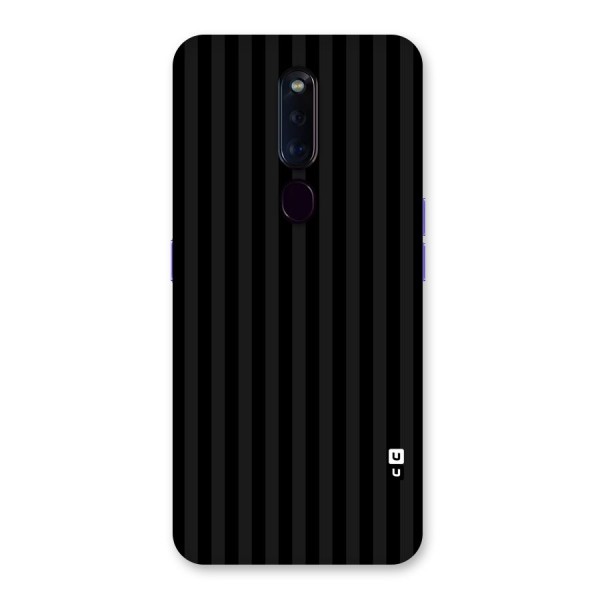 Pleasing Dark Stripes Back Case for Oppo F11 Pro