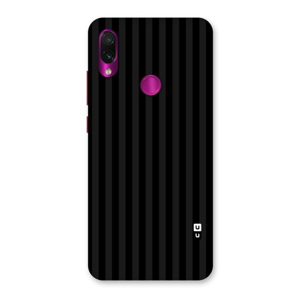 Pleasing Dark Stripes Back Case for Redmi Note 7 Pro