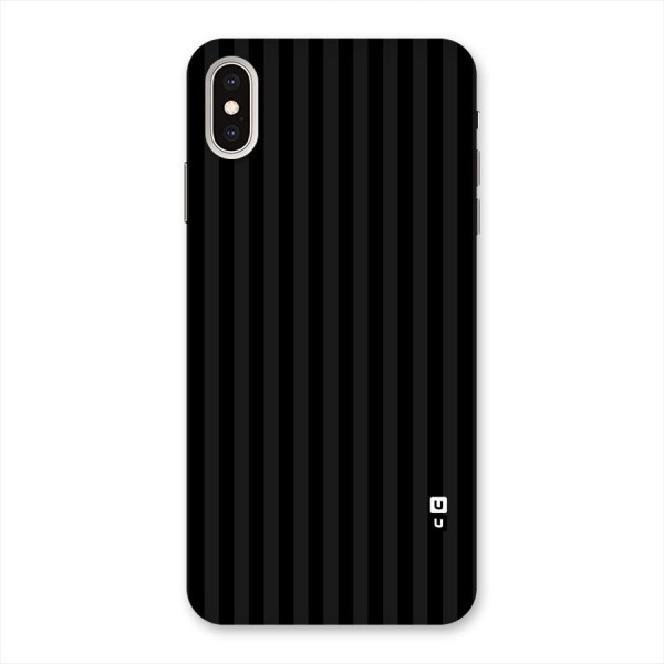 Pleasing Dark Stripes Back Case for iPhone XS Max