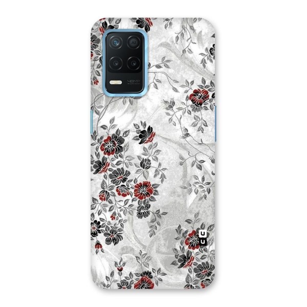 Pleasing Grey Floral Back Case for Realme Narzo 30 5G