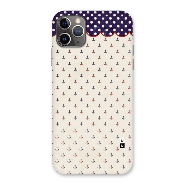 Polka Anchor Back Case for iPhone 11 Pro Max