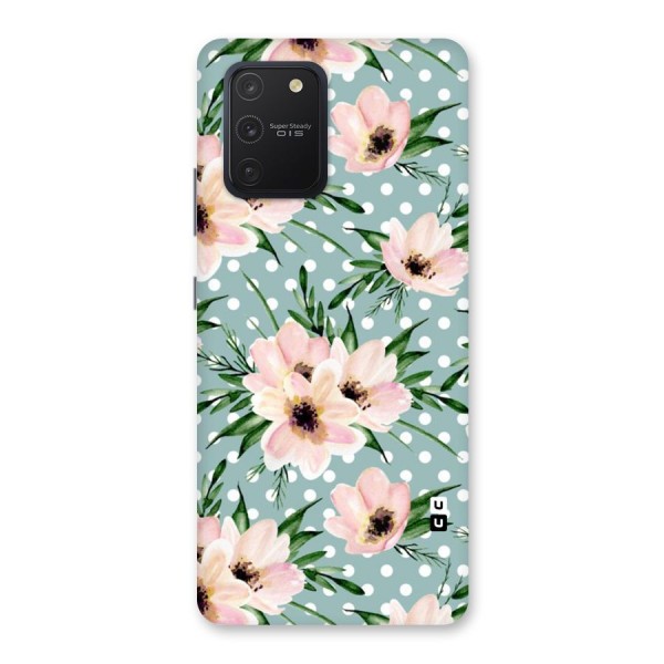 Polka Art Floral Back Case for Galaxy S10 Lite