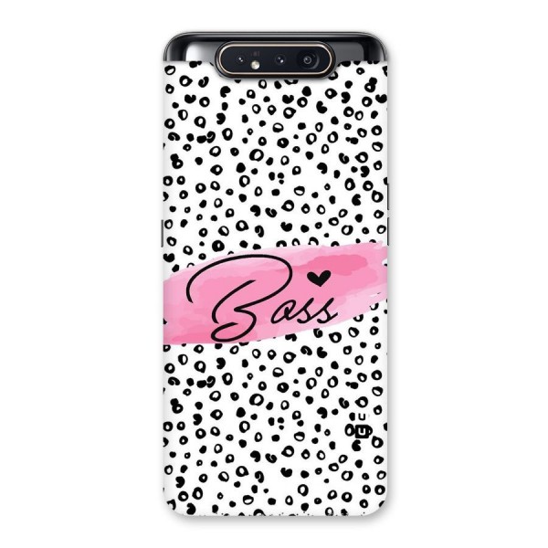 Polka Boss Back Case for Galaxy A80