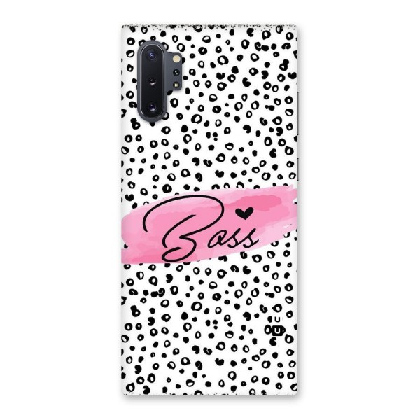 Polka Boss Back Case for Galaxy Note 10 Plus