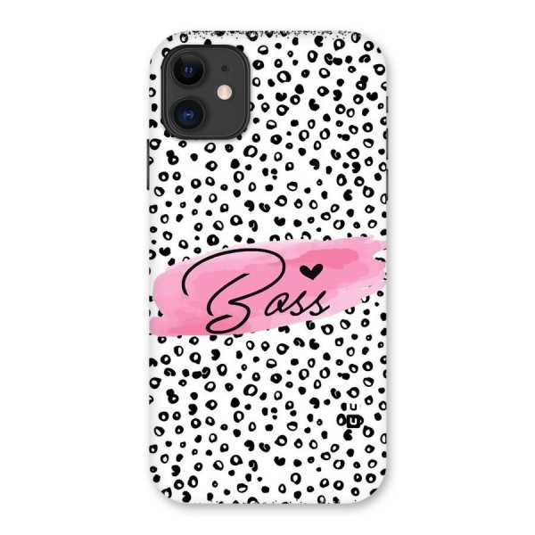 Polka Boss Back Case for iPhone 11