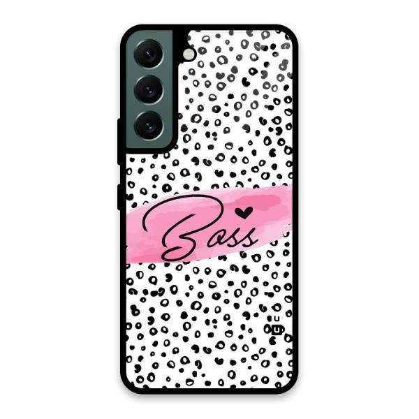 Polka Boss Glass Back Case for Galaxy S22 5G