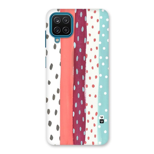 Polka Brush Art Back Case for Galaxy M12