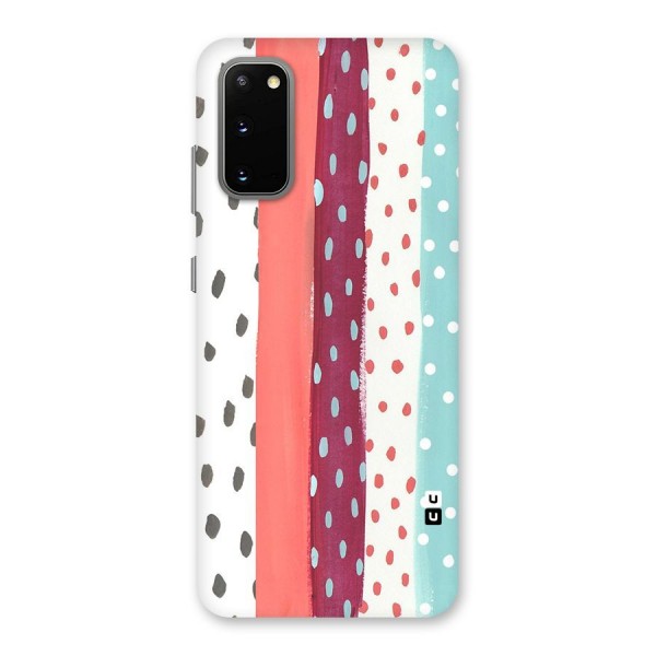 Polka Brush Art Back Case for Galaxy S20